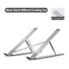 Tablette de tablette pour ordinateur portable pliable avec ventilateur de refroidissement Dissipation de chaleur pour ordinateur de bureau MacBook Air Pro Stand Porte-ordinateur portable HP Dell Refroidisseur