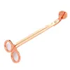 DHL Candle Wick Trimmer Rostfritt Stål Stearinljus Saxar Trim Wick Cutter Snuffer Round Head 18cm Black Rose Gold Silver Red Bronze RRE12563