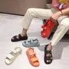 Sandals Comemore Hookloop Slingback Platform Dad Shoes Women Summer Beach Buckle Strap Soft chunky Heel Shoes Woman 22ss