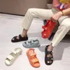 Sandały Comemore HookLoop Slingback platforma buty dla taty kobiety letnia plaża pasek z klamrą miękki masywny obcas buty sportowe kobieta płaskie 22ss