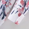 Spring Women Elegant Floral Print Sashes Shirt Dress Female Long Sleeve Clothes Casual Lady Loose Vestido D7117 210430