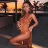 Mujeres Sexy Bikini Beach Cover-up Traje de baño Cubre traje de baño Ropa de playa de verano Traje de baño tejido Vestido de playa de malla Túnica Túnica T338A