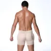 Mäns Body Shapers Butt Lifter Booty Underkläder Män Hip Enhancer Pad Shapewear Fake Ass Seamless Slimming Panties Panty Shaper Workout Shorts