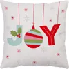 christmas gifts decorative pillow covers for Halloween pillows 45*45CM custom Santa printed leaning pillowcase Cushion Textiles without inner