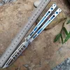 Theone Balisong Hom Chimera Butterfly Trainer 훈련 나이프 날카로운 D2 블레이드 항공 알루미늄 손잡이 바실리스크 바다 괴물 오징어 노틸러스 부싱 UT85 3400