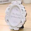 Fournitures de fête WhiteBlack Baroque Picture / Cadre photo Place Titulaire de la carte WeddingBridal Douche Faveurs EWD6323