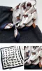 リアルシルク女性ネックスカーフバンダナスカーフ小さな正方形のヘアスカーフ花デザイナープリントレディショールとラップハンカチ