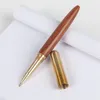 Gel Pens High Quality 0.5mm Black Ink Luxury Wood Ballpoint Pen Stylo Pennen Boligrafos Kugelschreiber Canetas Penna Kalem 03665