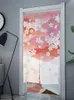 Занавесная шторы японская цветочная птица дверь карпа принесите вам удачу домашний декор спальня кухня короткая плюшевая красочная артистика