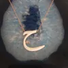 Néon été à la mode 925 argent musulman turc bijoux collier de mode islamique pour les femmes arabe Alphabet Style créateur de luxe