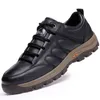 New Fashion Men Leather Shoes Work Business Casual Sneakers H1115