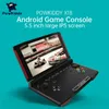 Powkiddy X18 Android 핸드 헬드 5.5 "Wi -Fi Connection 5000mAh 배터리 CPU A53 IPS HD 화면 휴대용 플레이어 게임