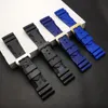 Top quality 24mm 26mm Nature silicone rubber strap For PAM strap watch band Waterproof watchband tools4377289
