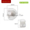 3D Toy Bear Silicone Mold Fondant Cake Border Moulds Chocolate Mould Decorating Tools Kitchen Baking Accessories