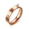 Rivet Punk Rock for Women Stainless Steel Self Defense Protection Spike Rings Outdoor Jewelry Party Gift R395g DPDN4450207