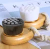 Facial wood Handle Cleansing Brush Beauty Tools Soft Fber Hair Manual Cleaning Face Brushes Skin Care SN4308