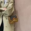 Dagelijkse tas Damestas 2023 Nieuw Internet Celebrity Messenger Bag Trendy Koreaanse stijl Lente en herfst Match met splitspakket Sh248q