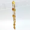 DIY Bractelet Link 24 k Штамп твердого золота подлинная отделка еврея нога женщины девушка девушка большая небольшая свобода
