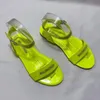 뜨거운 여름 여성 샌들 패션 네온 슬리퍼 새로운 고품질 플랫 신발 슬리퍼 Whosale 여성 샌들 드롭 우주선