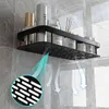 Punch-free badkamer plank hoekplanken douche opslag rack keuken organizer voor accessoires set 211112