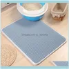 Beds Furniture Supplies Home & Garden3 Size Pet Cat Litter Catcher Mat 2-Layer Dust Trapper Pad Waterproof Eco-Friendly Kitten Rug Household