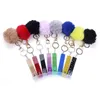 ATM Kreditkort Gripper med Clip Plush Ball Puller Kontaktlös Keychain Clip för Long Nail Woman Visitkort Hållare Clips