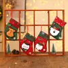 Kerstmis sokken geschenk tas hangers kinderen snoep tassen cartoon kleine sok decoraties meer dan 24 stijl s maat gratis schip 24pcs