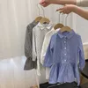 Baby Girl Clothing Dress Long Sleeve Casual Dress Children Clothes Autumn Kids Dress 2-7years Fall Clothtes Wholesale 210715