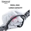 حقيبة الخصر Tinyat Women Money Belt PVC Clear Fanny Fanny Pack Hip Jelly Banana for Girl شفاف 21122812125674601911