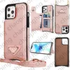 Flip Portemonnee Telefoonhoesjes Voor iPhone 15 Pro Max i 14 13 12 Mini 11 XS XR X 7 8 Plus Designer Mode Kaarthouder Pocket Kickstand Magnetische Fishtail Luxe Handtas Cover