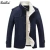 BOLUBAO Brand Men Casual Wool Blends Coats Winter Handsome Trendy Wild Woolen Coat Outdoor Warm Thick Fashion Wool Coats Male 211122