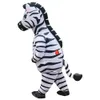 Costume de poupée de mascotte Costume gonflable de zèbre adulte pour Noël Halloween Costumes d'animaux Costume de carnaval fantaisie pour homme femmes vêtements de mascotte