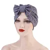 Muslim Turban Cap Cap Beanie Hats для женщин Крест Внутренние Hijabs Bonnet Wrap Head Hijab Caper Caps Caps Исламские турбанты