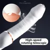 Vibrador Rotativo Telescpio, Aquecimento, EssicLador de Clitriris, 7 Velocidades, Brinquedo Sexy 3, Feminino, PARO Adultos