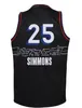 2022 Yeni Allen 3 Iverson Joel 21 Embiid Erkek Basketbol Formaları Retro Formalar Ben 25 Simmons 2021 Yeni Basketbol Jersey Camisetas de Baloncesto