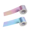 Rollo de pegatinas de cristal para uñas Aurora, calcomanías de diseño de arte, decoración de manicura DIY rota, pegatinas MH88