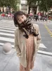 Fashion Letters Knitting Wool Scarves Thick Double Side Warm Thick Autumn Winter Scarf