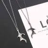 Designer Necklace Luxury Jewelry Wing for Women Men Matching Demon Dragon Love Heart Pendant Couple Family Friendship