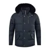 Piumino 3Q Pelliccia invernale con cappuccio Cappotto casual Parka spesso da esterno UK Canada nocche Doudoune5110995