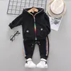 Baby Designer Kläder Boy Girl Casual TrackSuit Cotton Jacket Byxor 2st / set Fritid Sport Suit Spring Clothing BT6766