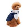 Dog Apparel Shirt Puppy Pet Small Dogs Clothes - Stylish Suit Bow Costume, Wedding Formal Tuxedo with Black Tie