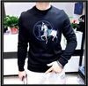 Sweatshirt heren herfst 2021 heren ronde nek tij ins zware industrie h paard hete boor set lange mouw t-shirt heren binnenste jas