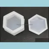 Bakmods Bakeware Kitchen, Dining Bar Home Garden Box Resin Outivity Jewel Molds Hexagon Epoxy Sile Mold Storage Mod för Making Craft