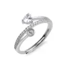 sterling silver engagement pierścień