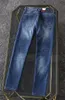 Мужские джинсы Новый дизайн Luxurys Дизайн Хлопчатобумажные брюки Легкие Патч Бешеный Тонкий Нога Мода Повседневная улица Прямой Бизнес Досуг 29-40