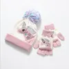 2 Colors Baby Kid Winter Warm Hat Unicorn Dinosaur Design Beanie Crochet Cute Hats +Scarf Kids & Maternity 3-8T