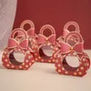 StoBag 20 Stück Rot/Rosa/Blau/Champagner-Griff, romantische Hochzeit, Süßigkeiten-Verpackung, Papierbox, Kreativität, speziell für Geburtstagsfeier 210602