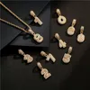 Pendant Necklaces Tiny Cute Number 0 1 2 3 4 5 6 7 8 9 CZ Birthday Lucky Charm Necklace Rolo Chain Adjustable5205079