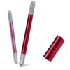 Double Head Microblading Pen Manual Tattoo Machine Needle Blade Permanent Makeup Embroidered Eyebrow Lips 50 pcs DHL