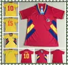1994 Rumunia Retro Koszulki Piłki nożnej 6 Chiches 10 Maxim Home Red Red Drogi Yellow Jersey 94 Mundury Koszula w piłce nożnej